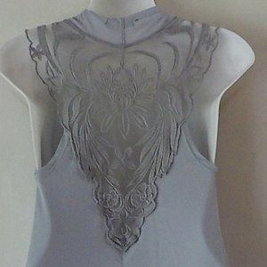 *CLEARANCE NO DISCOUNTS* Mandee vest sz M 7 9 light gray